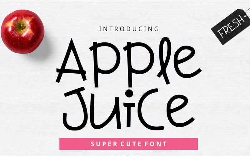 Font chữ Apple Juice